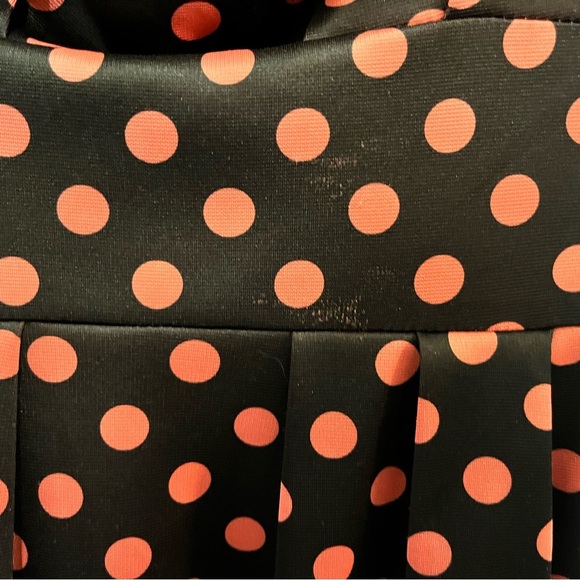 Pink Martini Burgundy Polka Dot Dress – Size M (P2P ~17”) - Picture 4 of 4